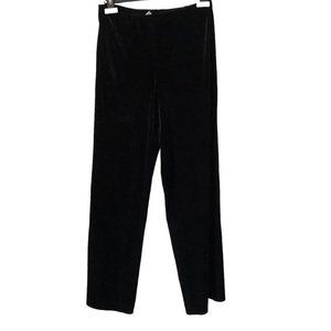 Vintage black velvet trousers